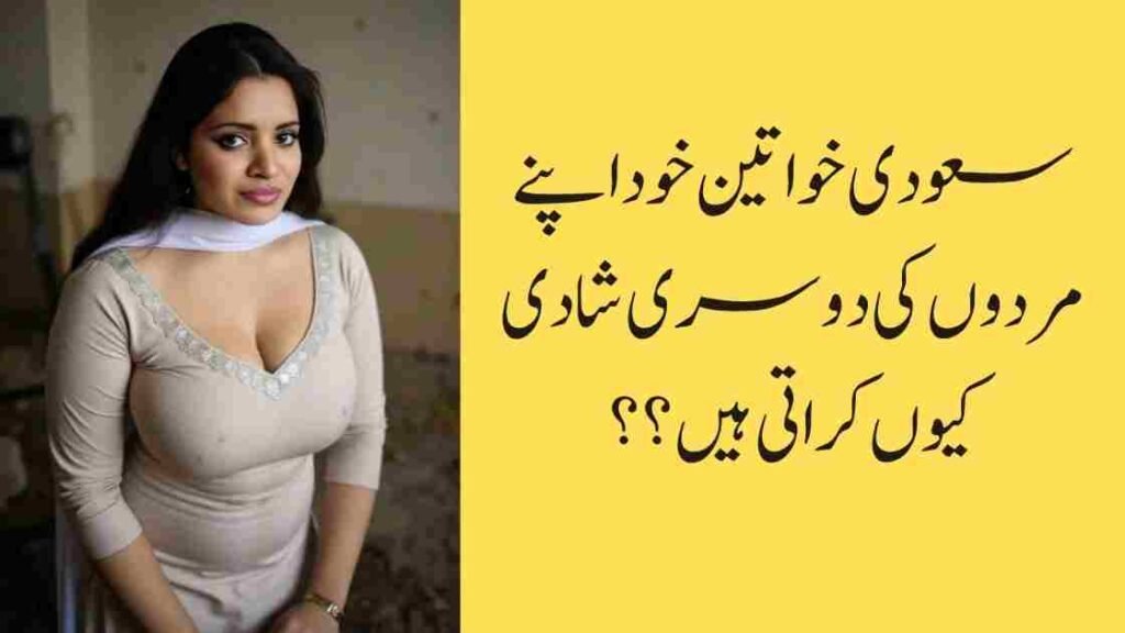 سعودی خواتین خود اپنے مردوں کی دوسری شادی کیوں کراتی ہیں؟؟