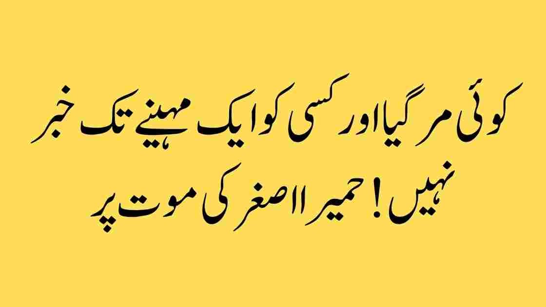 کوئی مر گیا اور کسی کو ایک مہینے تک خبر نہیں! – اداکارہ حمیرا اصغر کی تنہائی بھری موت پر ایک دردناک سوال